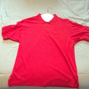 red Izod polo XL